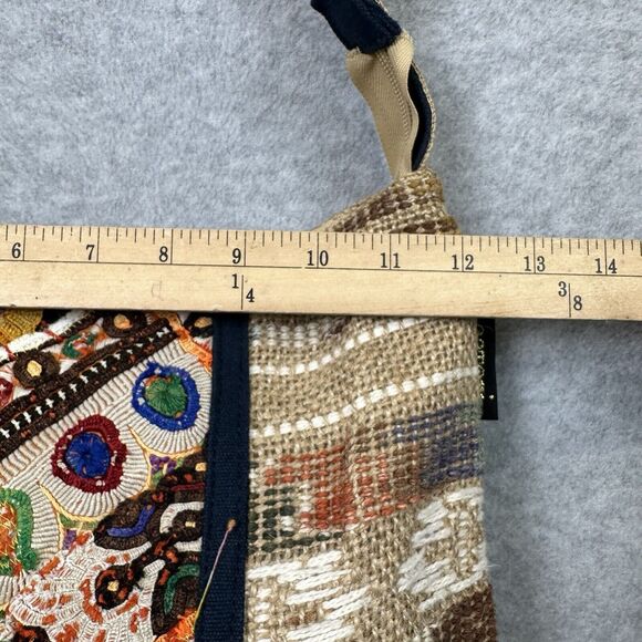 Catori Bohemian Crossbody Shoulder Bag Woven Cloth Handbag Colorful Boho Hippie - Picture 11 of 16